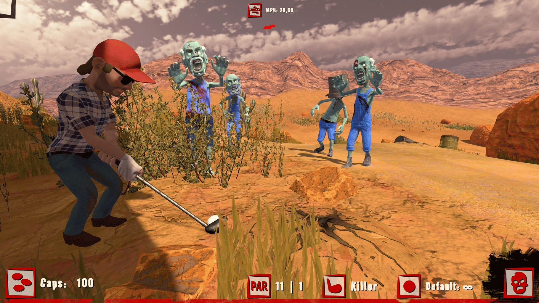 Golf vs. Zombies screenshot