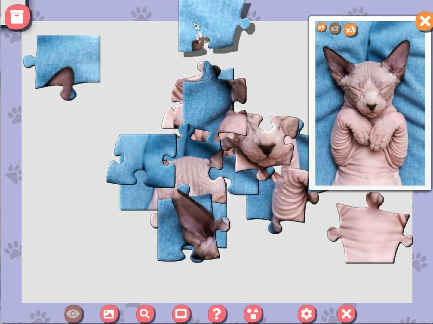 Captura de pantalla - 1001 Jigsaw: Cute Cats 5