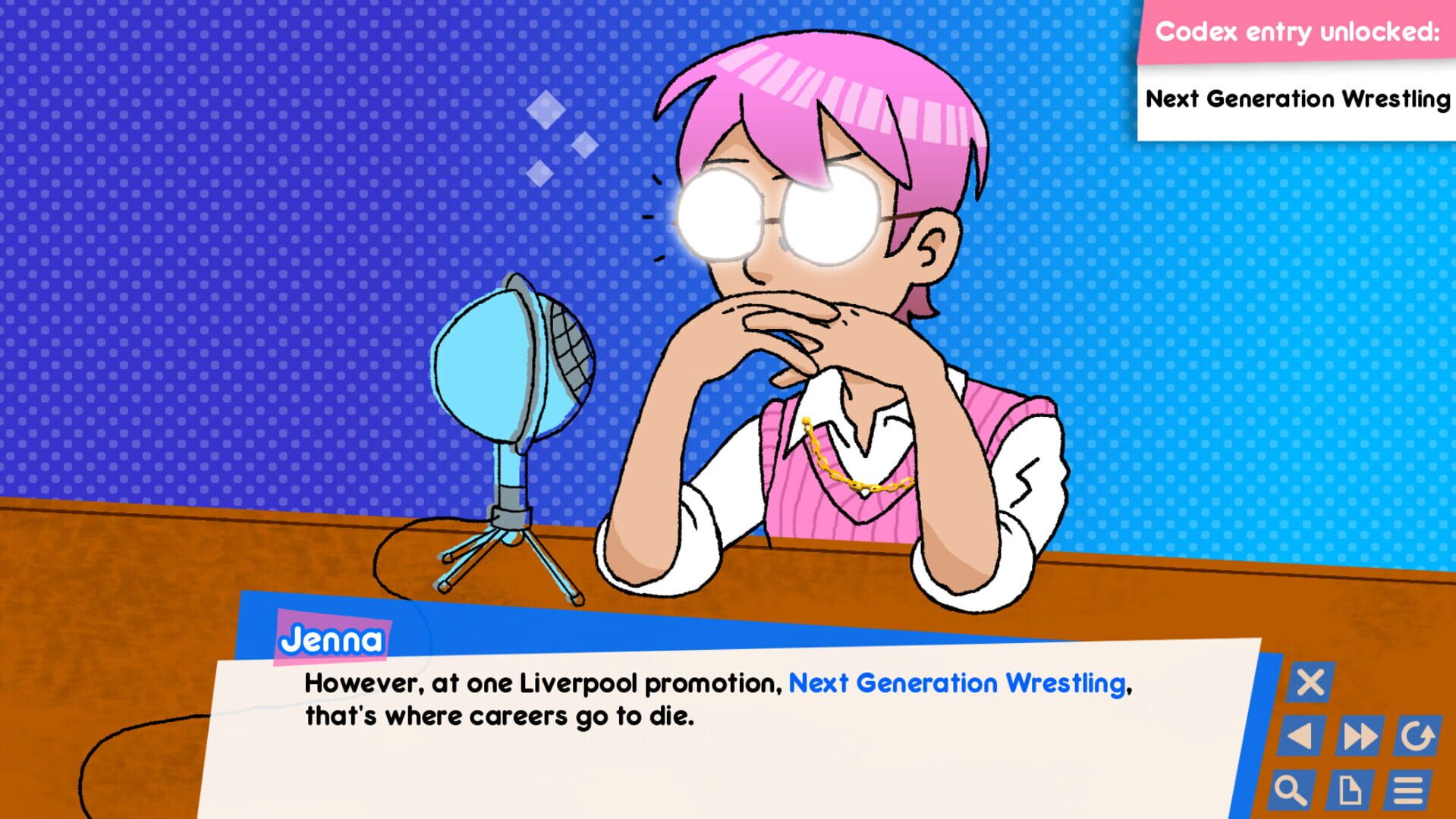 Winning Hearts: Wrestling Otome - Screenshot