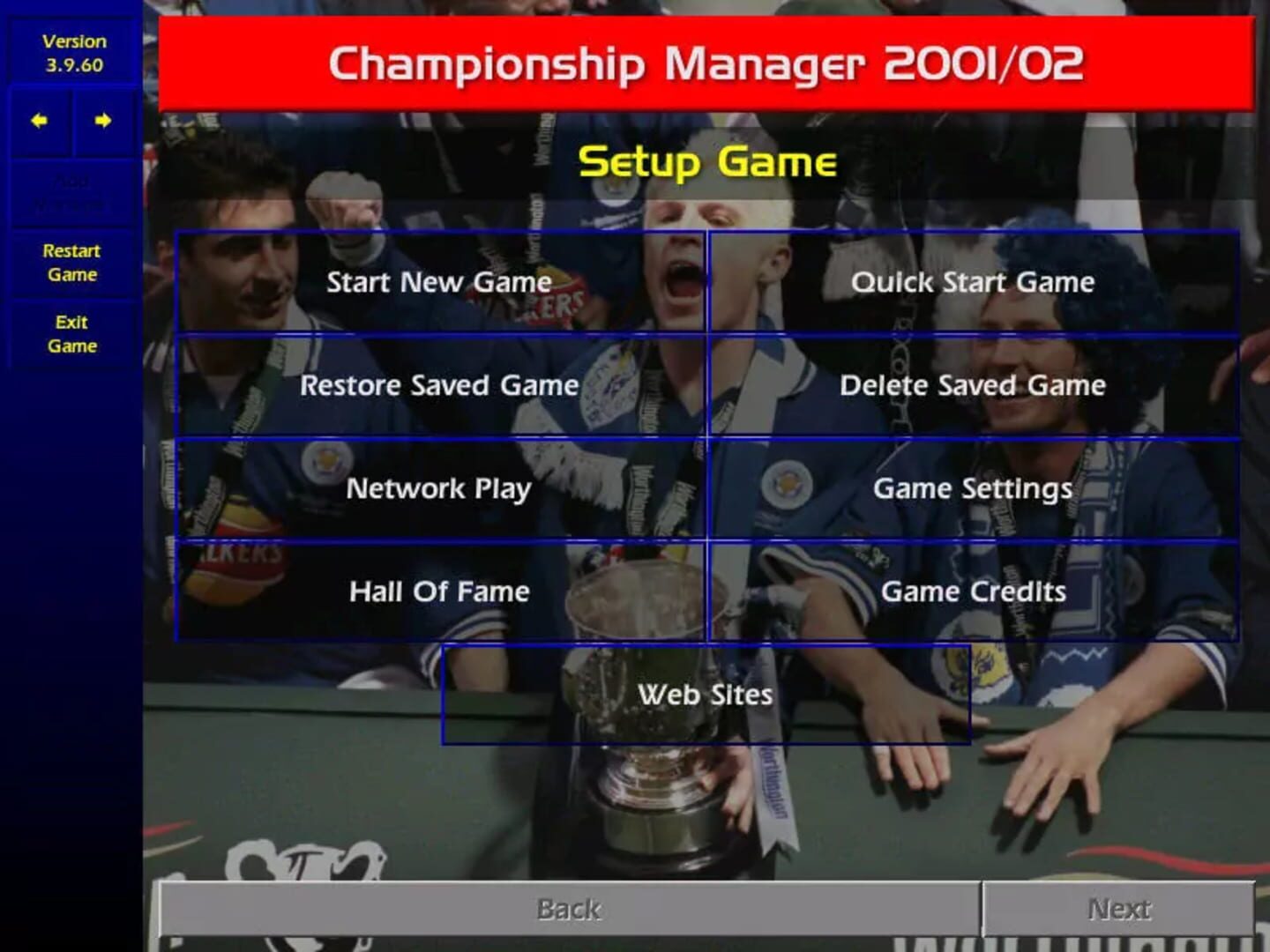 Captura de pantalla - Championship Manager: Season 01/02