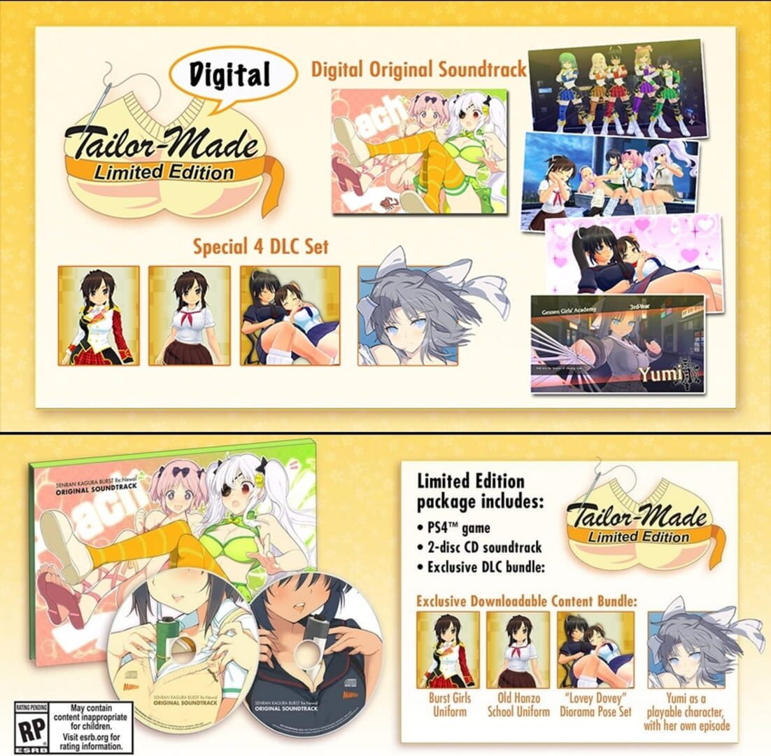 Captura de pantalla - Senran Kagura Burst Re:Newal - Tailor-Made Edition