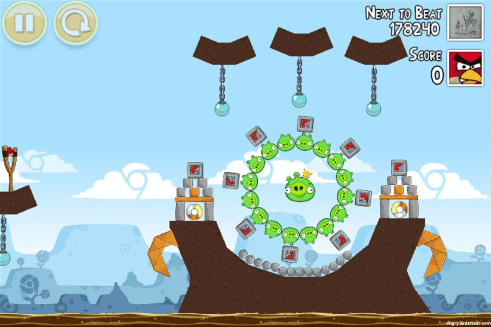 Angry Birds Google+ screenshot