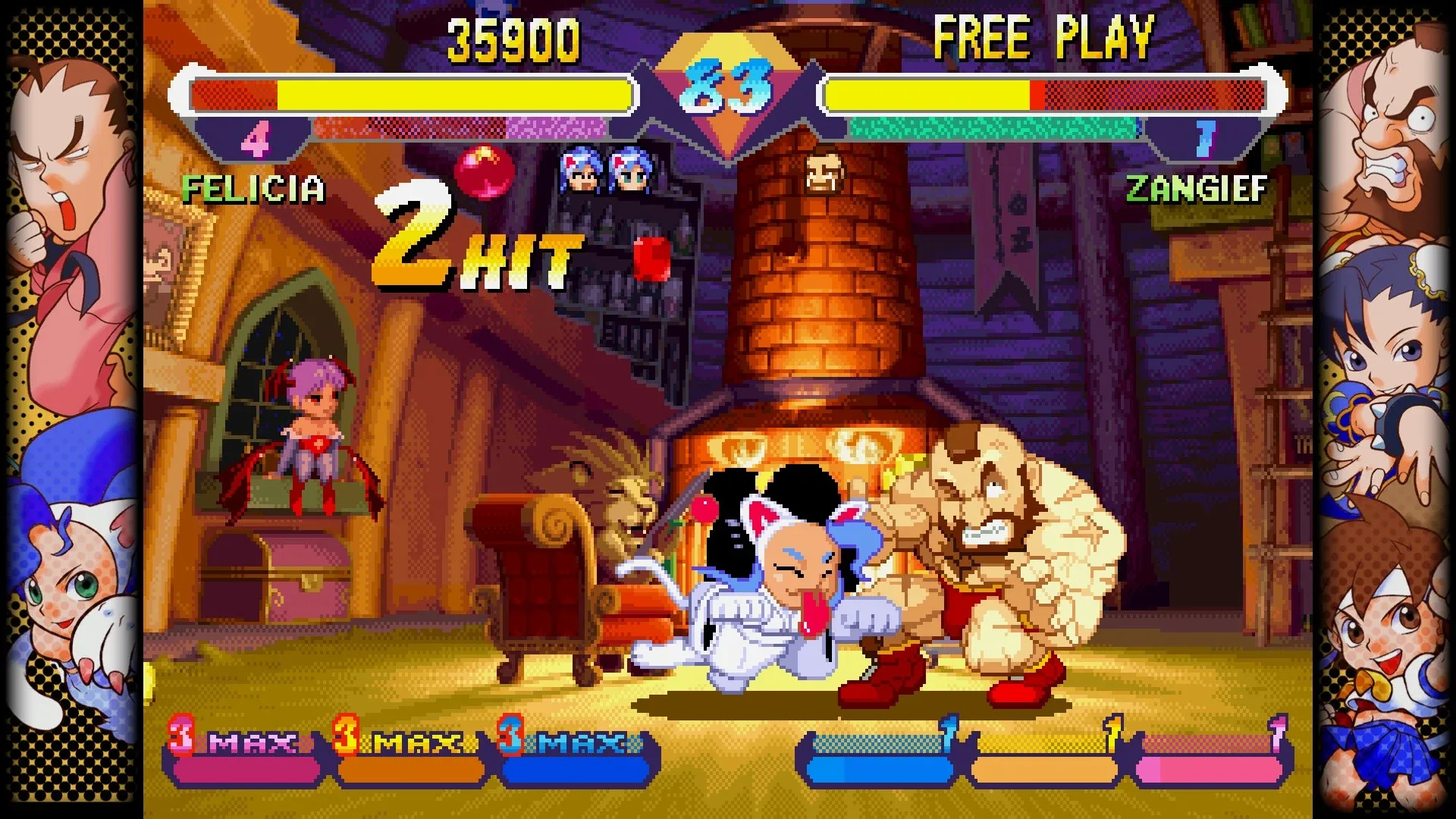 Captura de pantalla - Capcom Fighting Collection