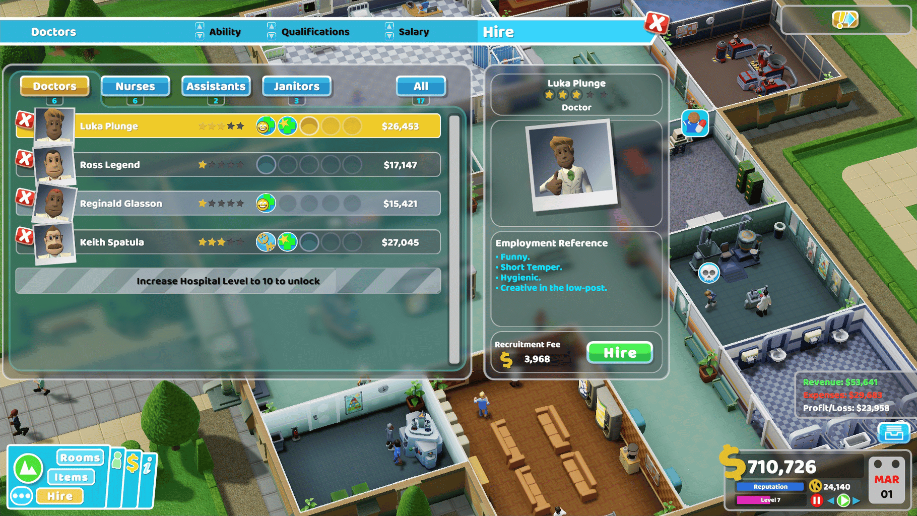 Two Point Hospital screenshot