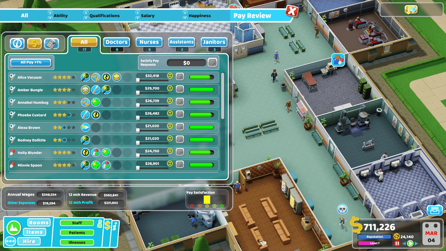 Two Point Hospital screenshot