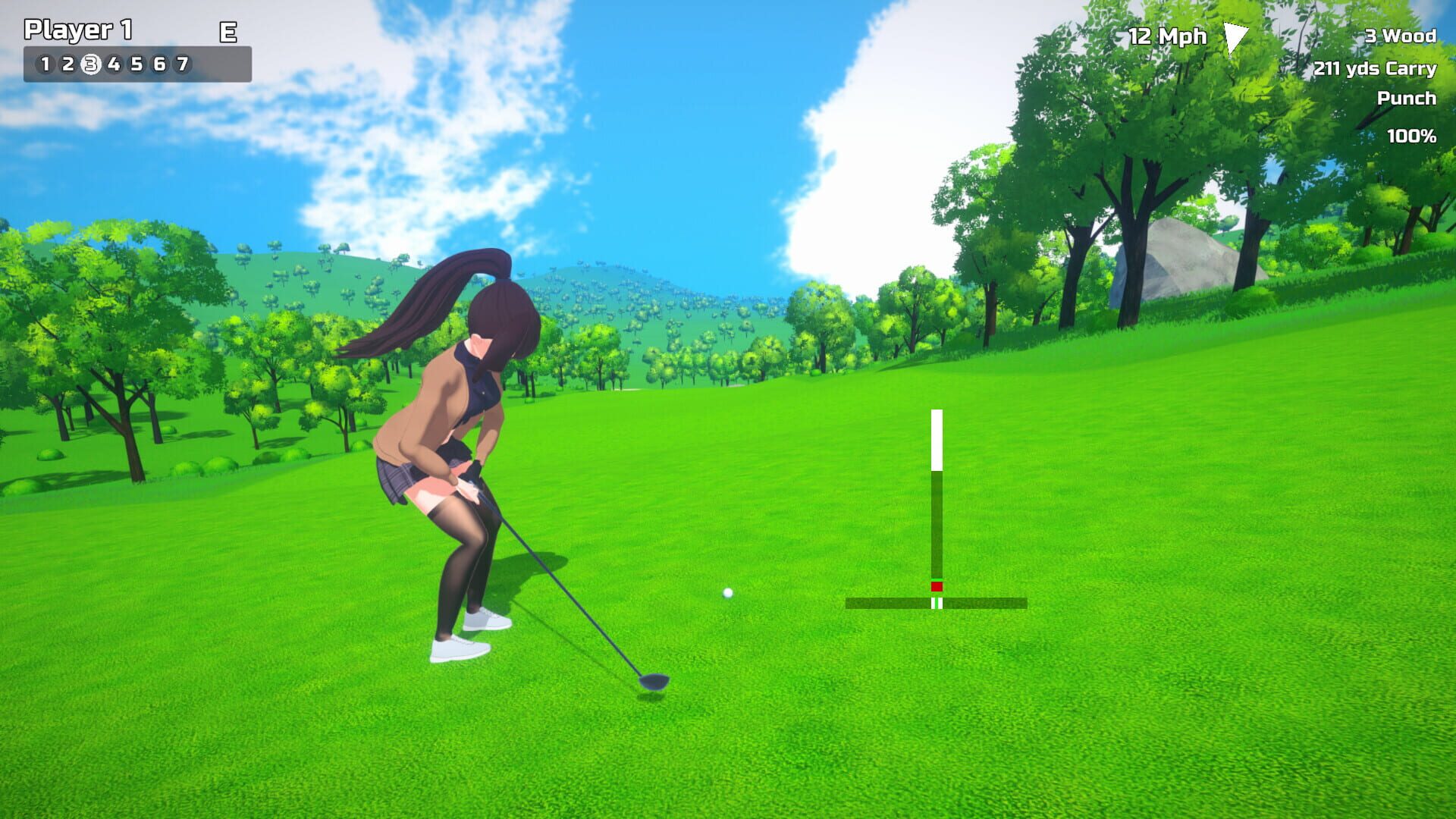 Endless Anime Golf - Screenshot