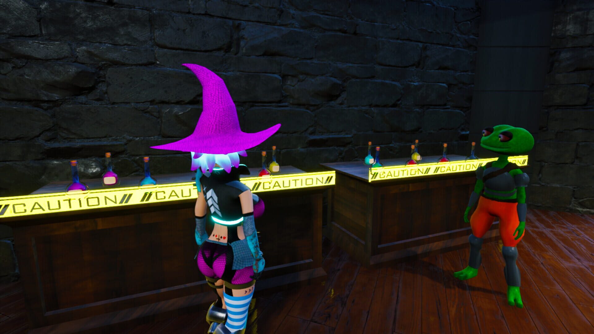 Neon Magic: Witch Shop - Screenshot