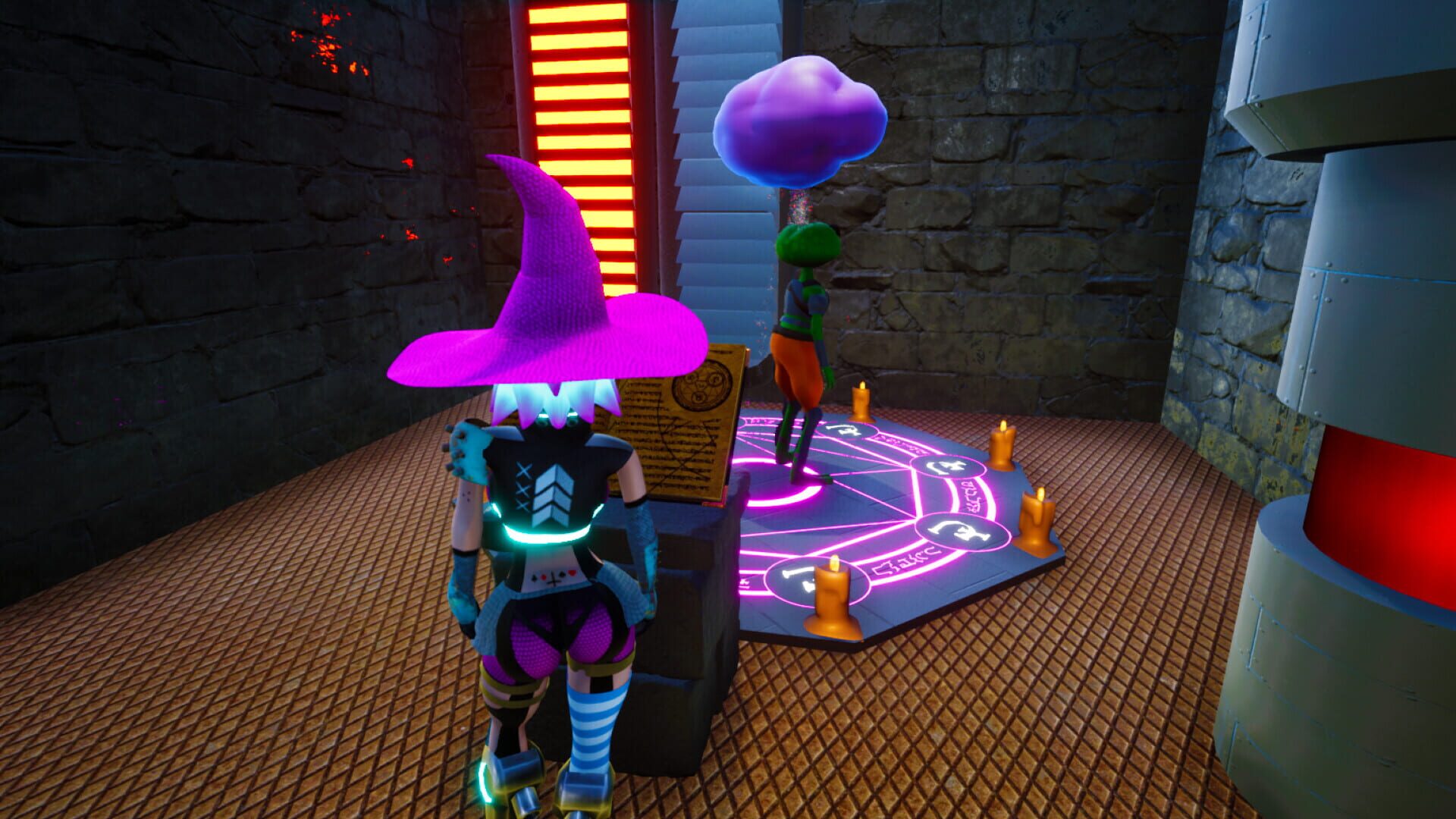 Neon Magic: Witch Shop - Screenshot