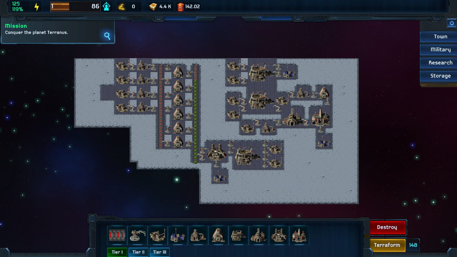 Planetary Factory - Screenshot