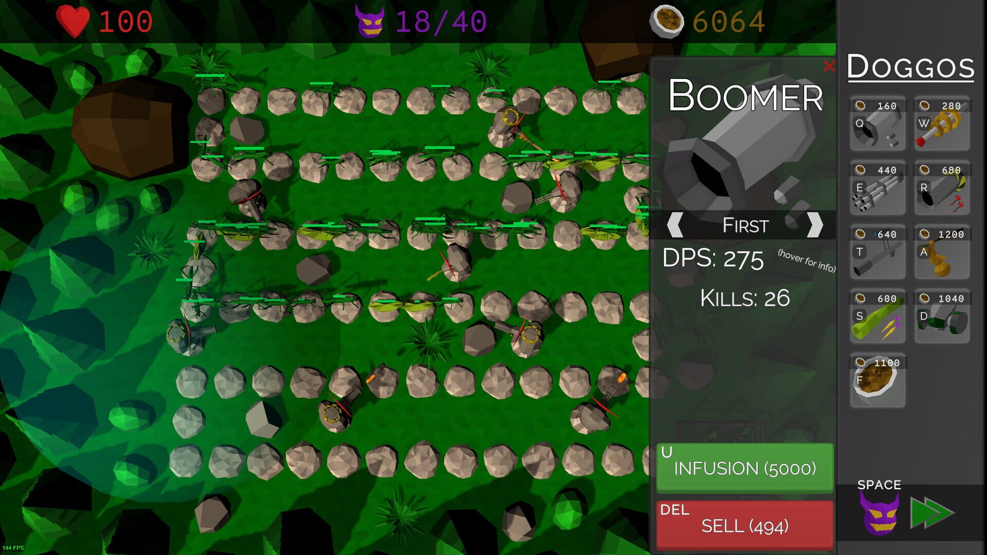 Doggo Garden Defense - Screenshot