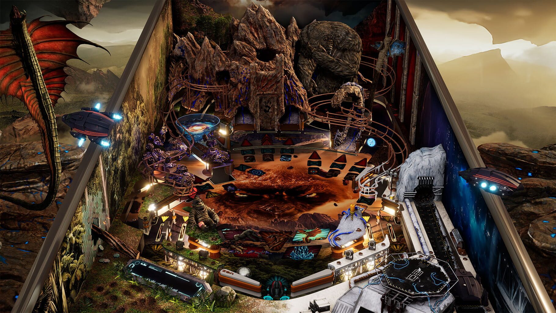 Captura de pantalla - Pinball FX: Godzilla vs. Kong Pinball Pack