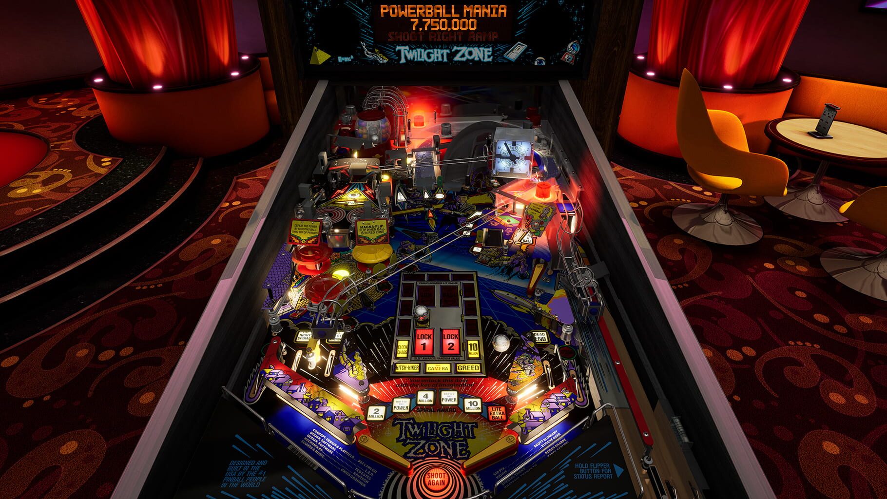 Captura de pantalla - Pinball FX: Williams Pinball - Twilight Zone