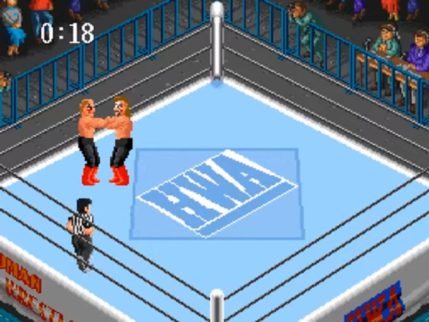 Captura de pantalla - Super Fire Pro Wrestling