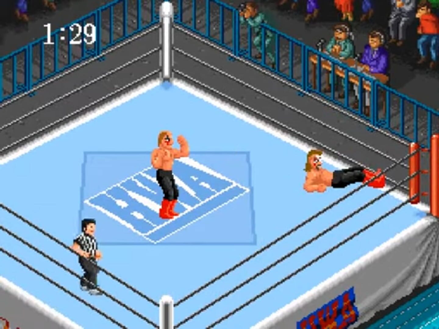 Captura de pantalla - Super Fire Pro Wrestling