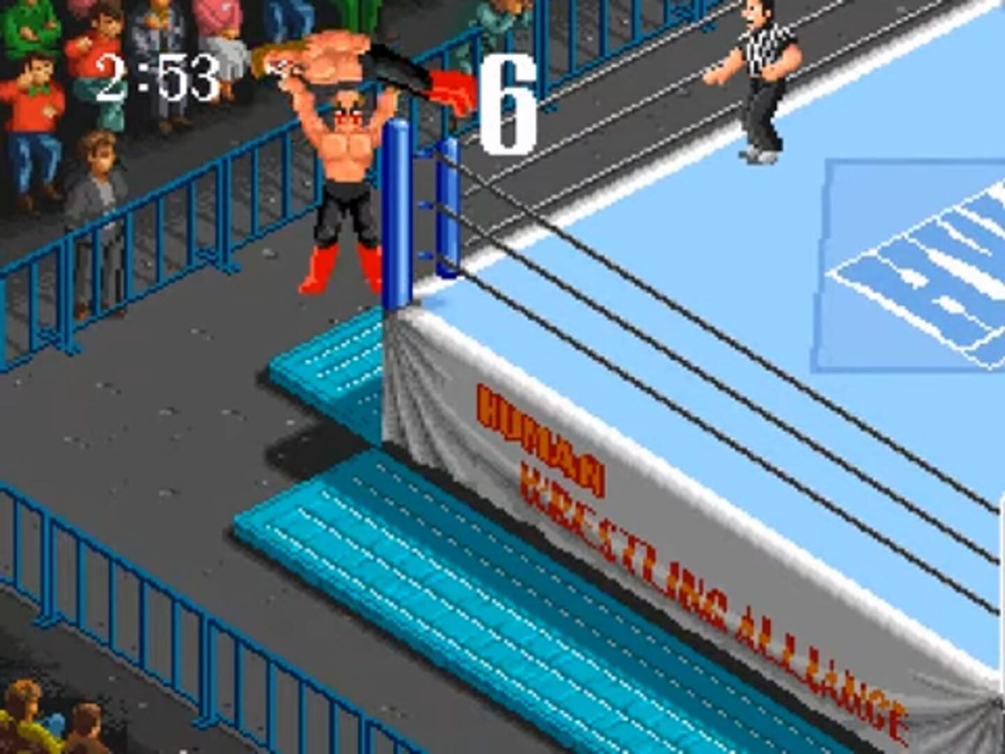 Captura de pantalla - Super Fire Pro Wrestling