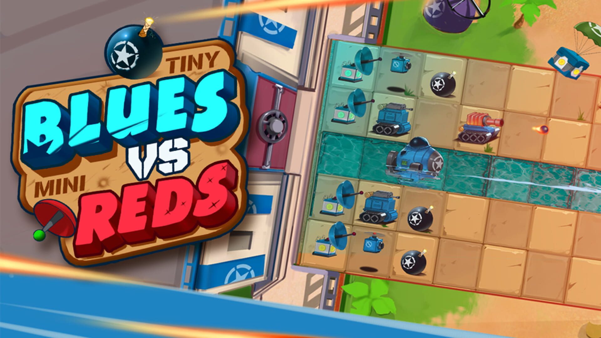 Tiny Blues vs. Mini Reds - Screenshot