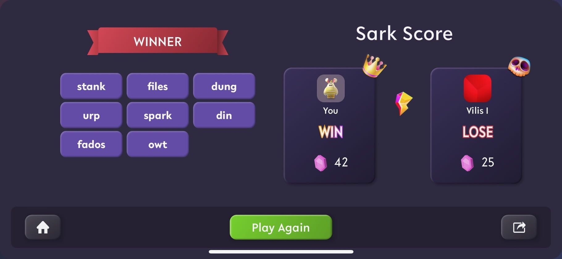 Sark Word Game