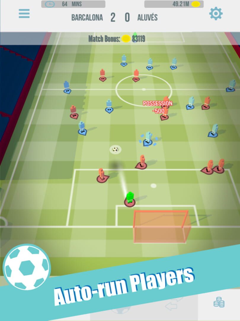 Footy Ball: Pass Pass Soccer - Screenshot