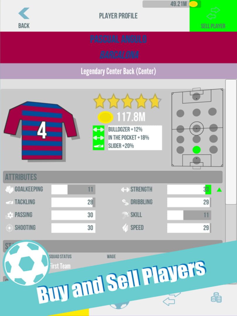 Footy Ball: Pass Pass Soccer - Screenshot