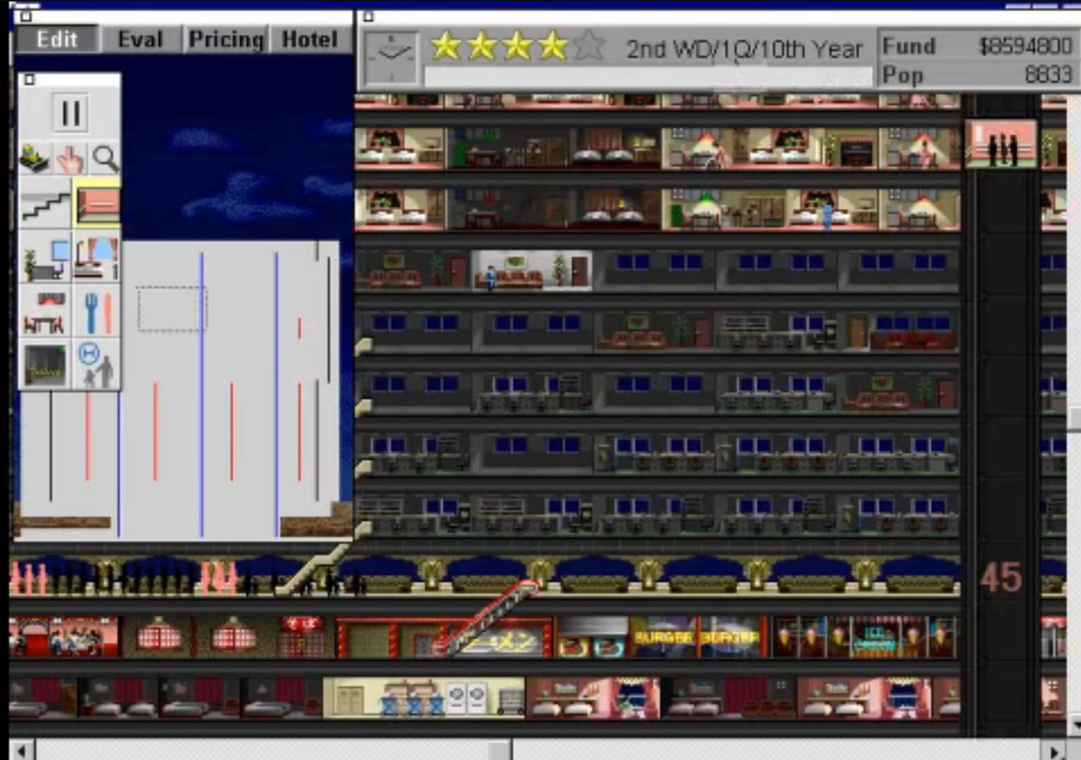 Captura de pantalla - SimTower