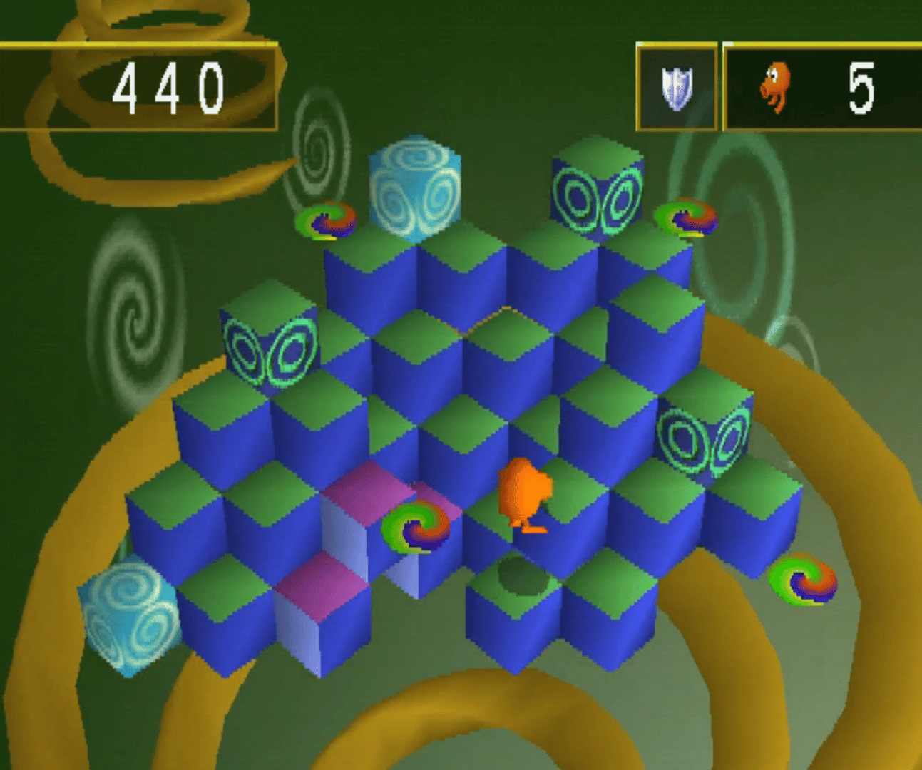 Q*bert screenshot