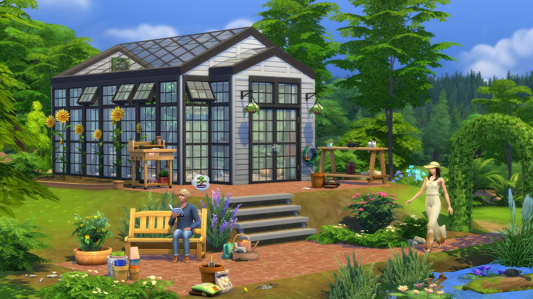 Captura de pantalla - The Sims 4: Greenhouse Haven Kit