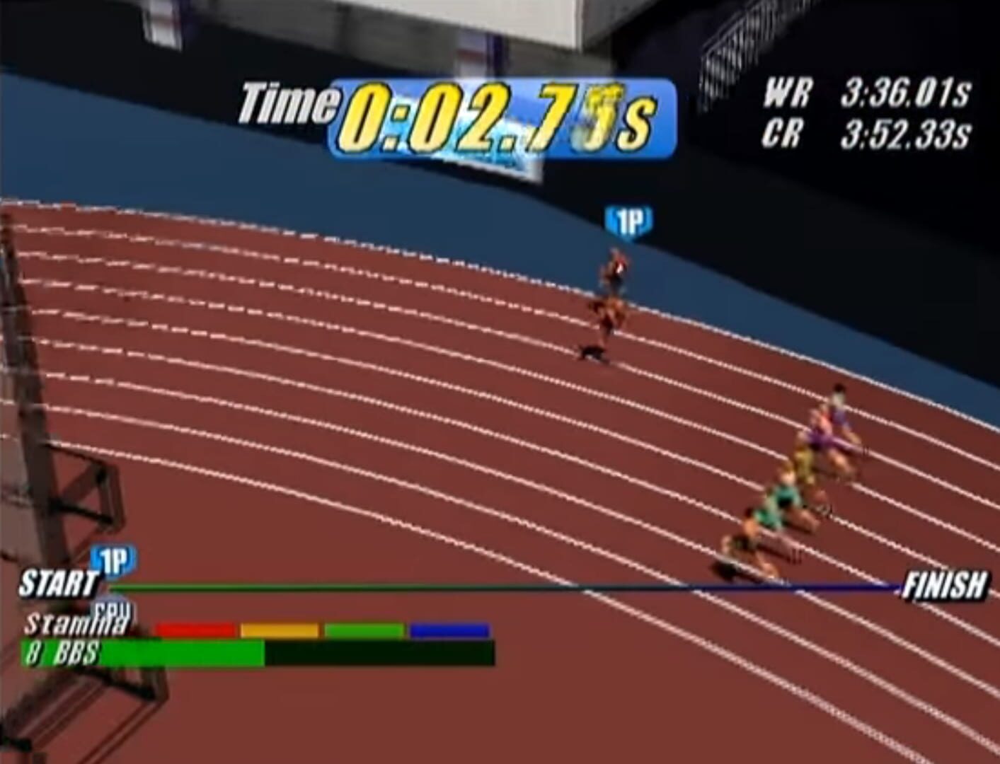 Captura de pantalla - Virtua Athlete 2000