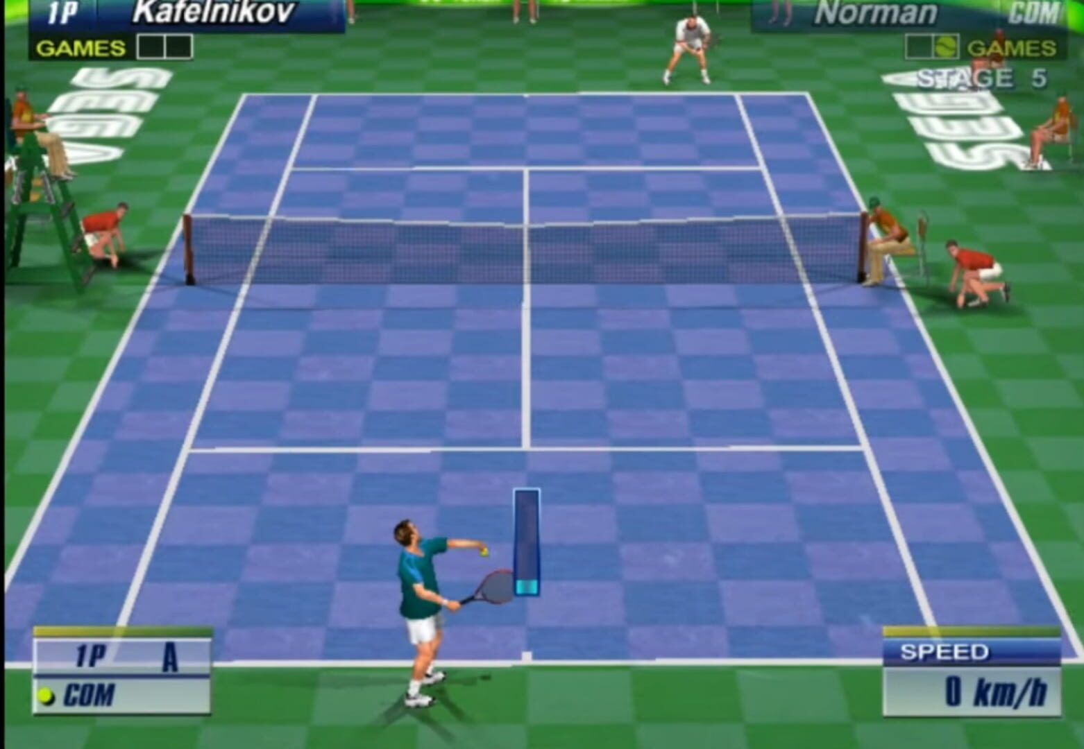 Captura de pantalla - Tennis 2K2