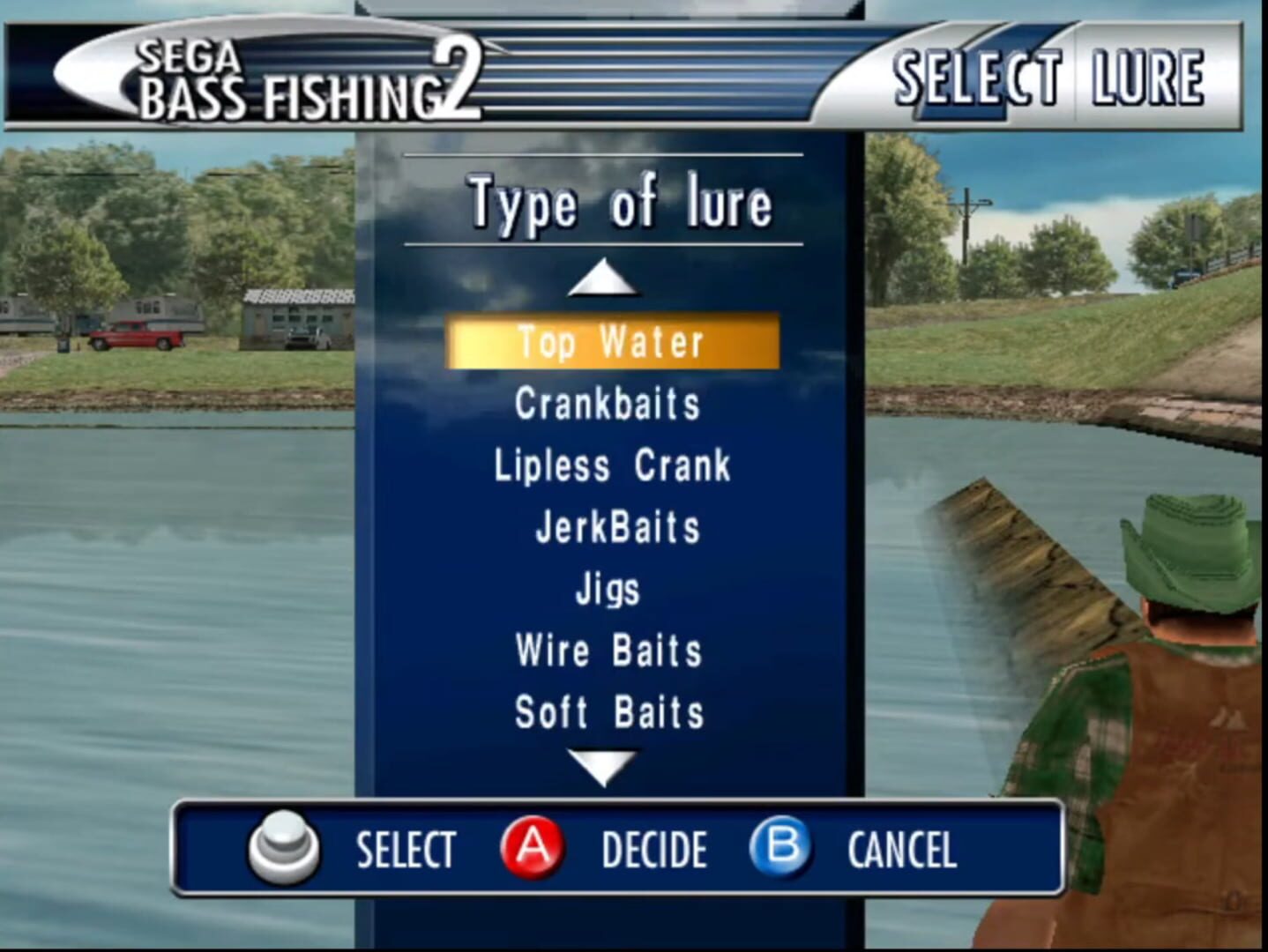 Captura de pantalla - Sega Bass Fishing 2