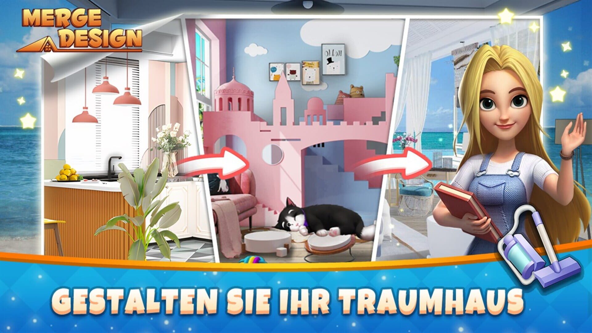Merge Design: Mansion Makeover - Screenshot