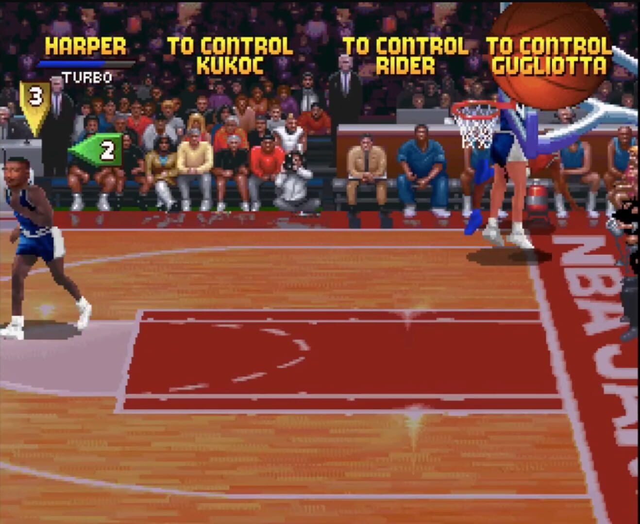 Captura de pantalla - NBA Jam Tournament Edition