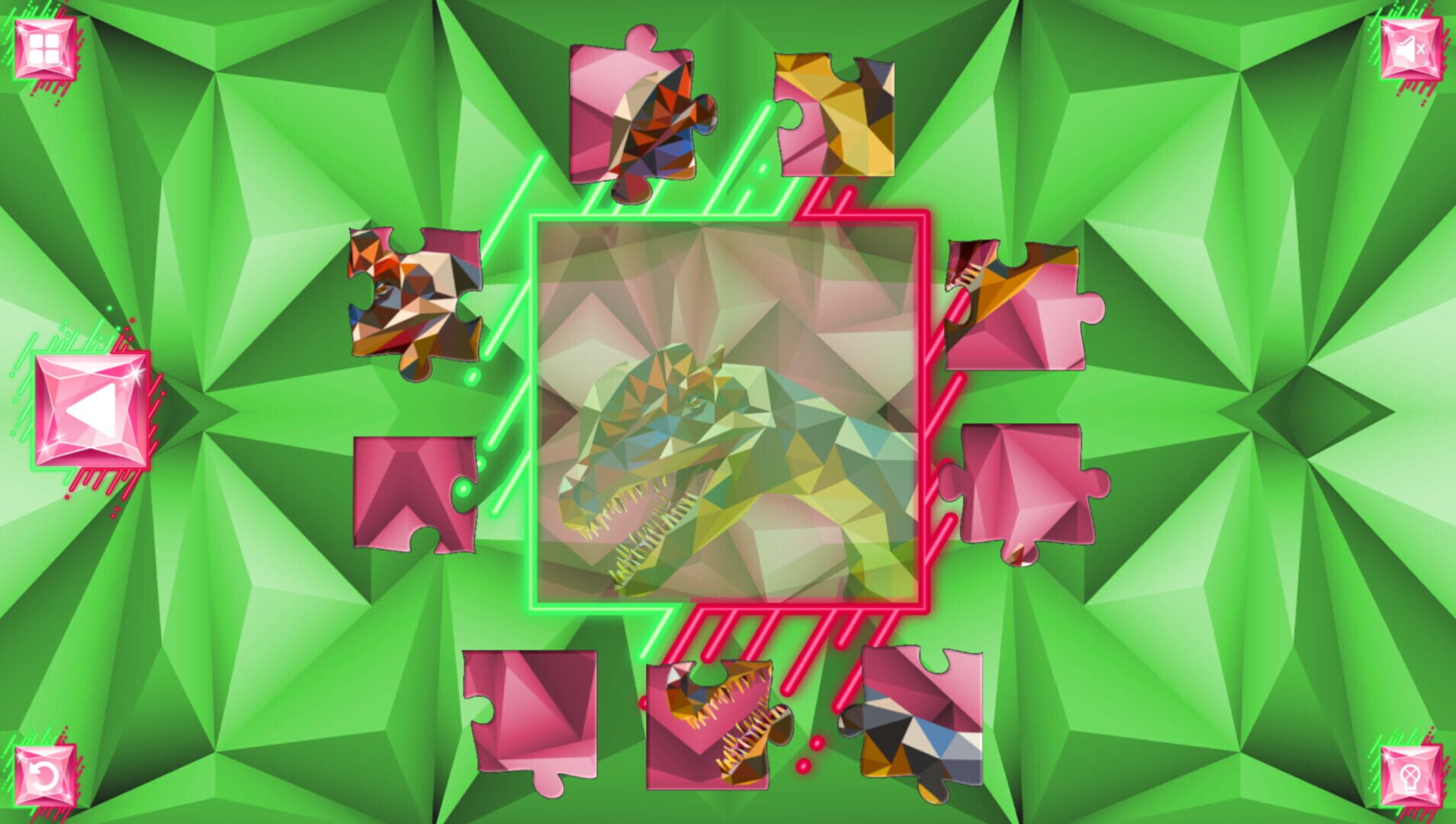 Poly Jigsaw: Dinosaurs