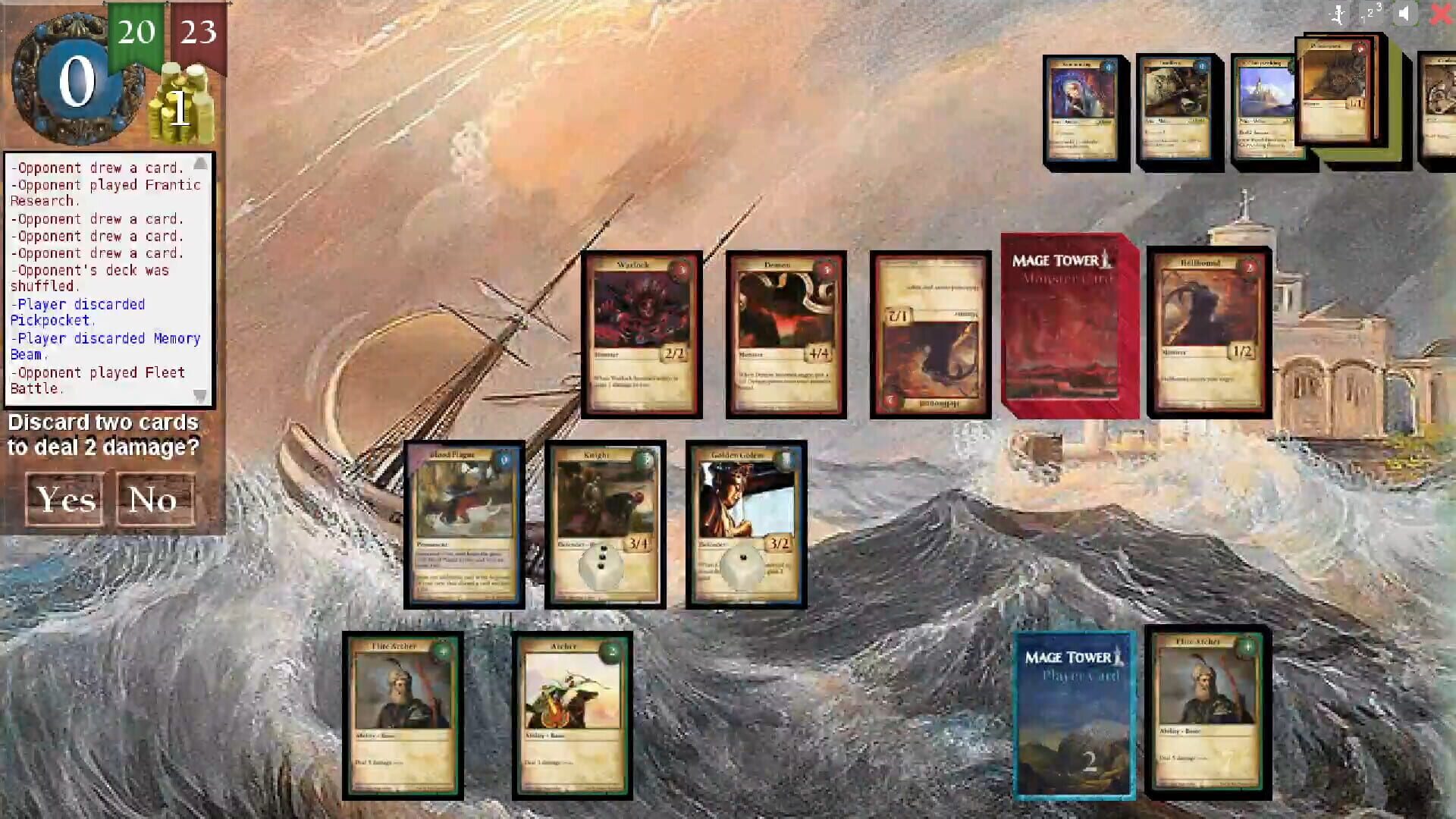 Mage Tower, A Tower Defense Card Game - Screenshot