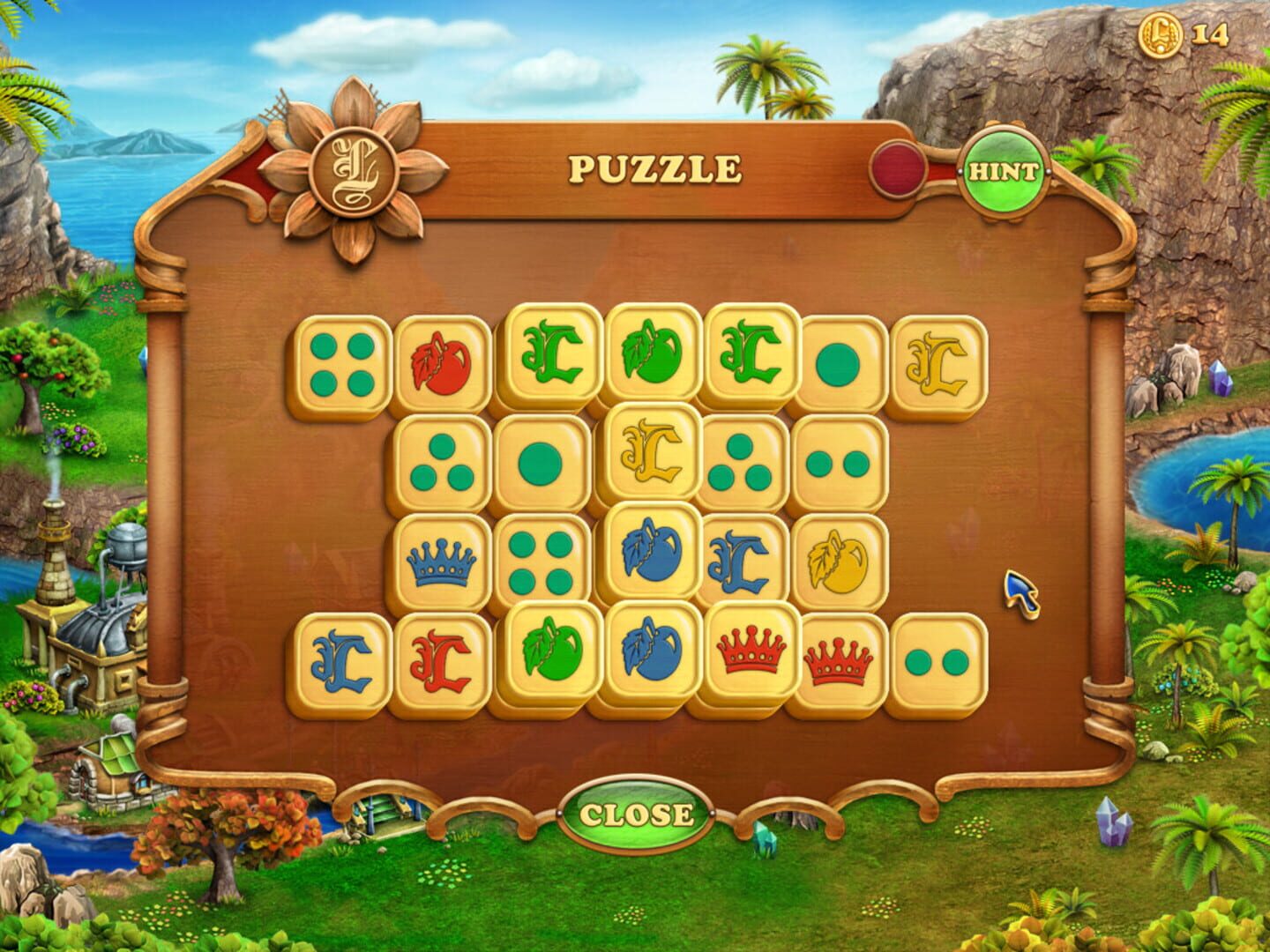 Laruaville Match 3 Puzzle - Screenshot