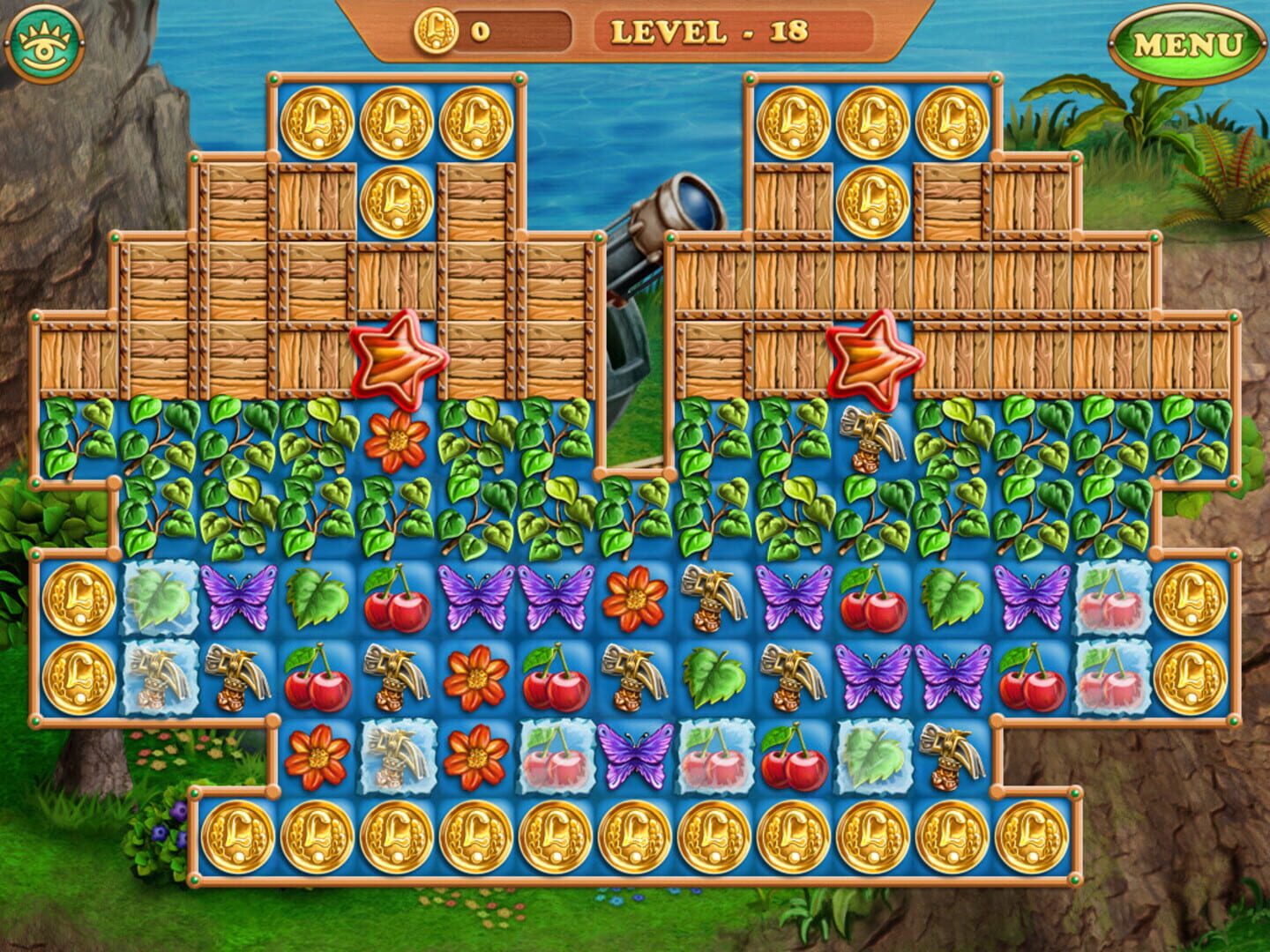 Laruaville Match 3 Puzzle - Screenshot
