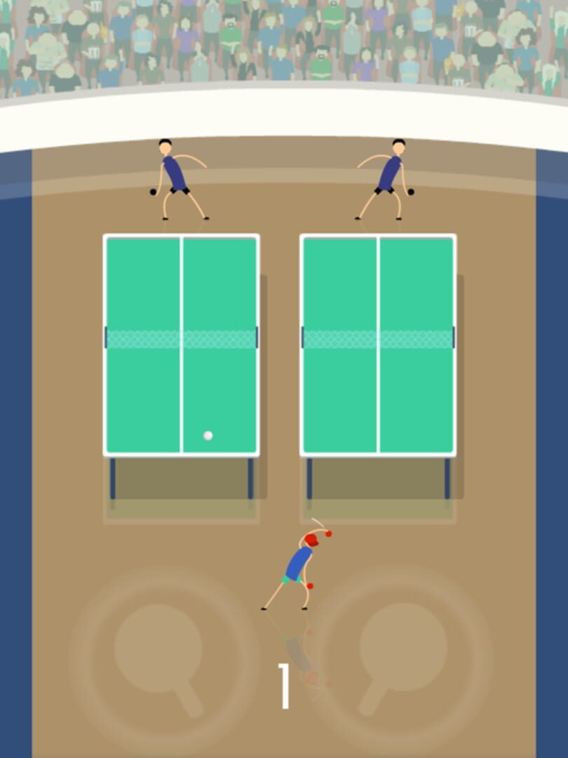 Dual Tennis - Screenshot