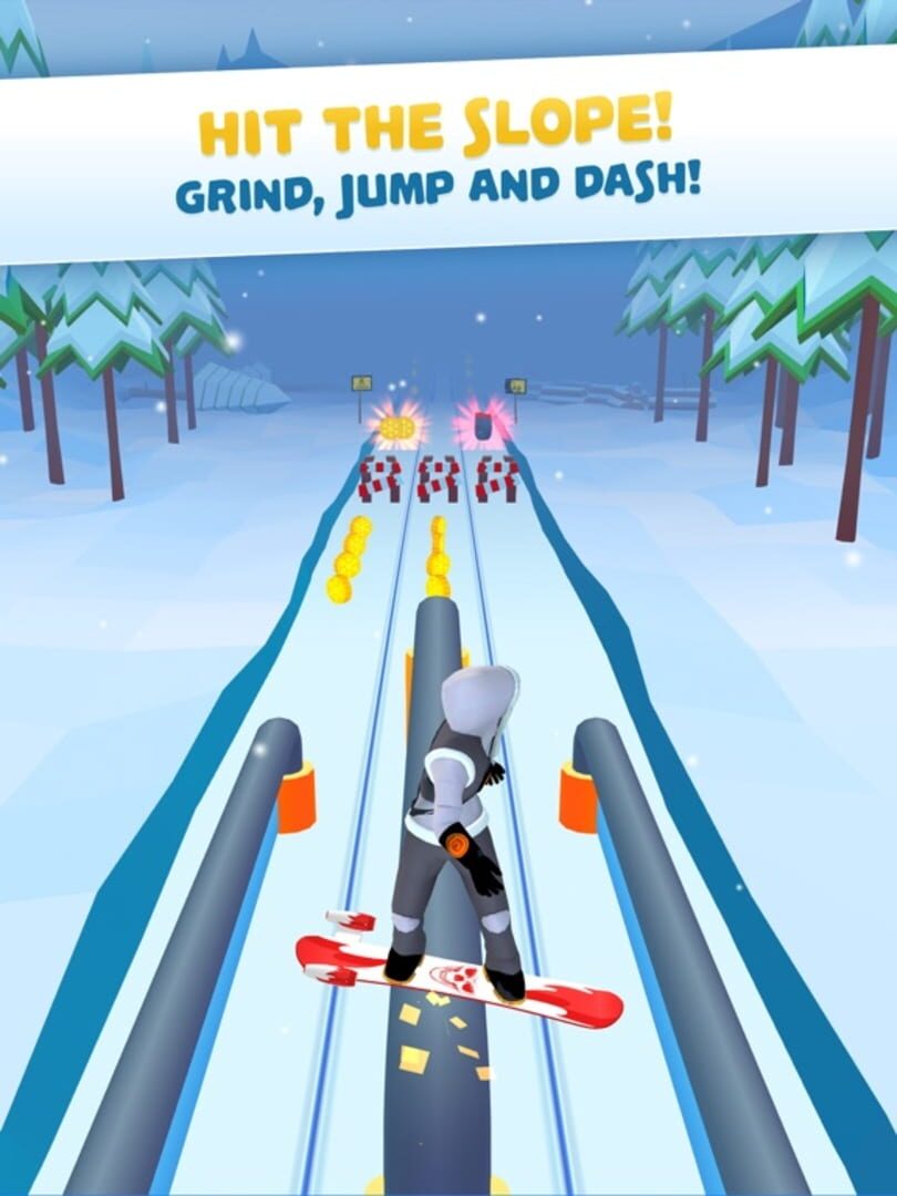 SnowRacer: Ramps - Screenshot