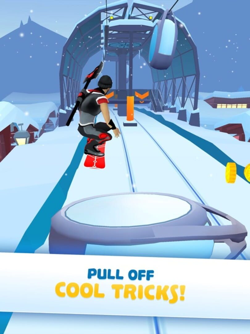 SnowRacer: Ramps - Screenshot