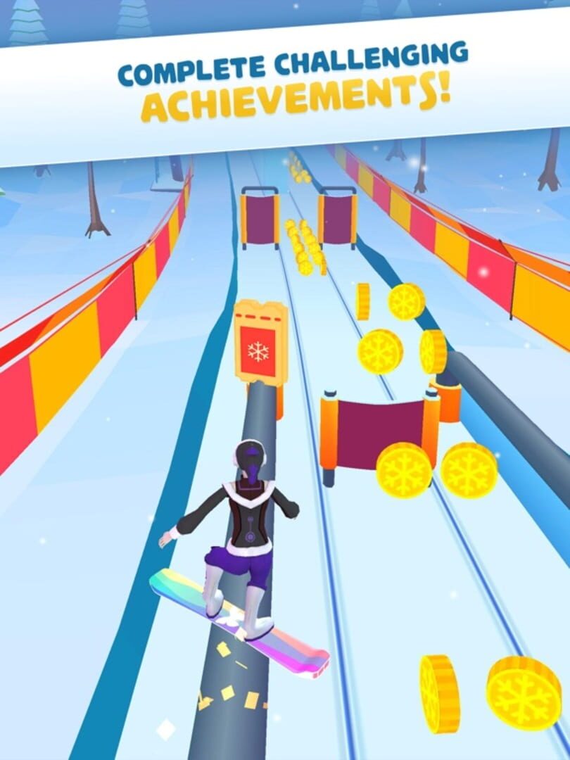 SnowRacer: Ramps - Screenshot