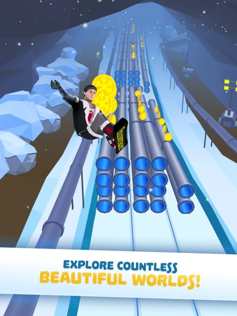 SnowRacer: Ramps - Screenshot