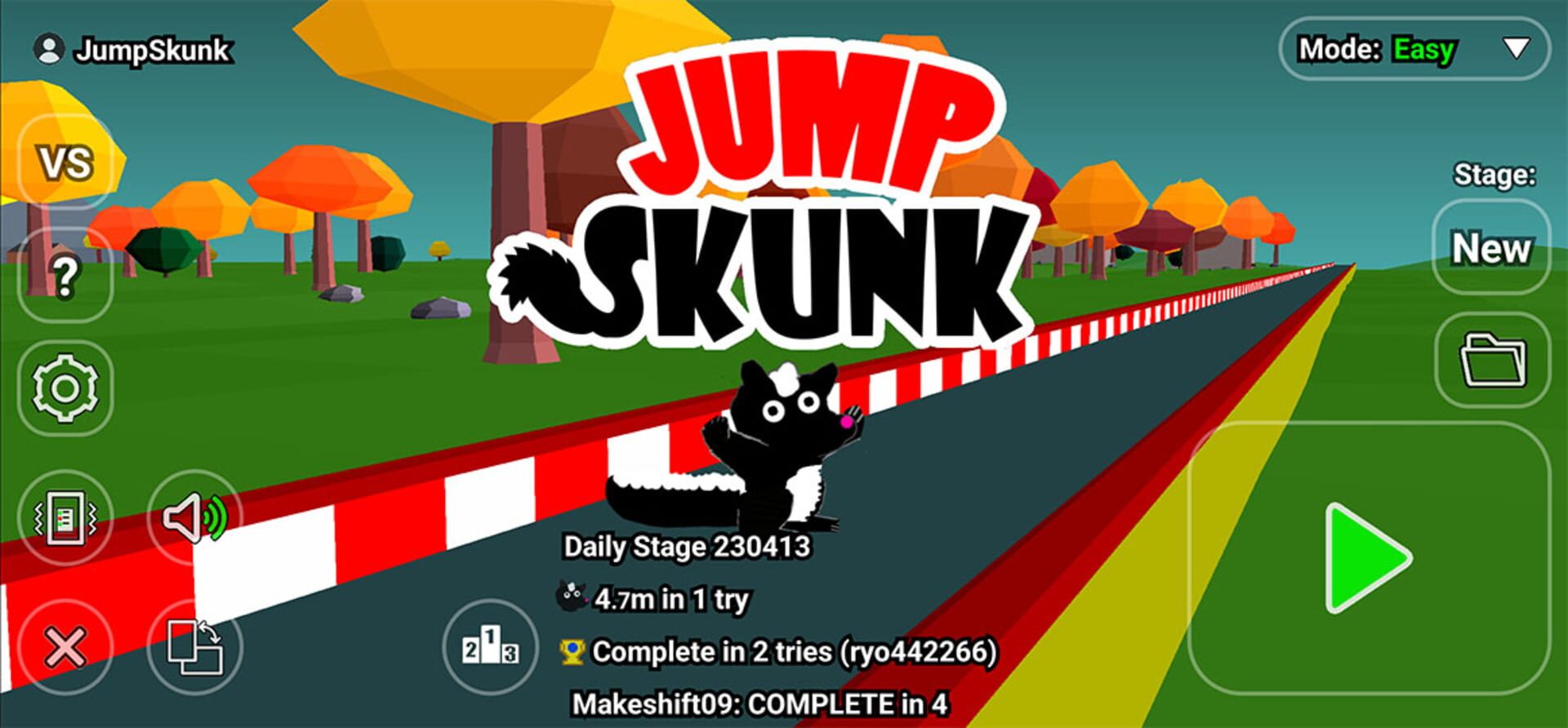 Jump Skunk - Screenshot