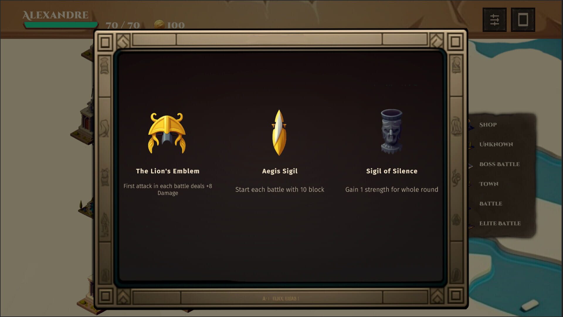 Heroes of Olympus - Screenshot