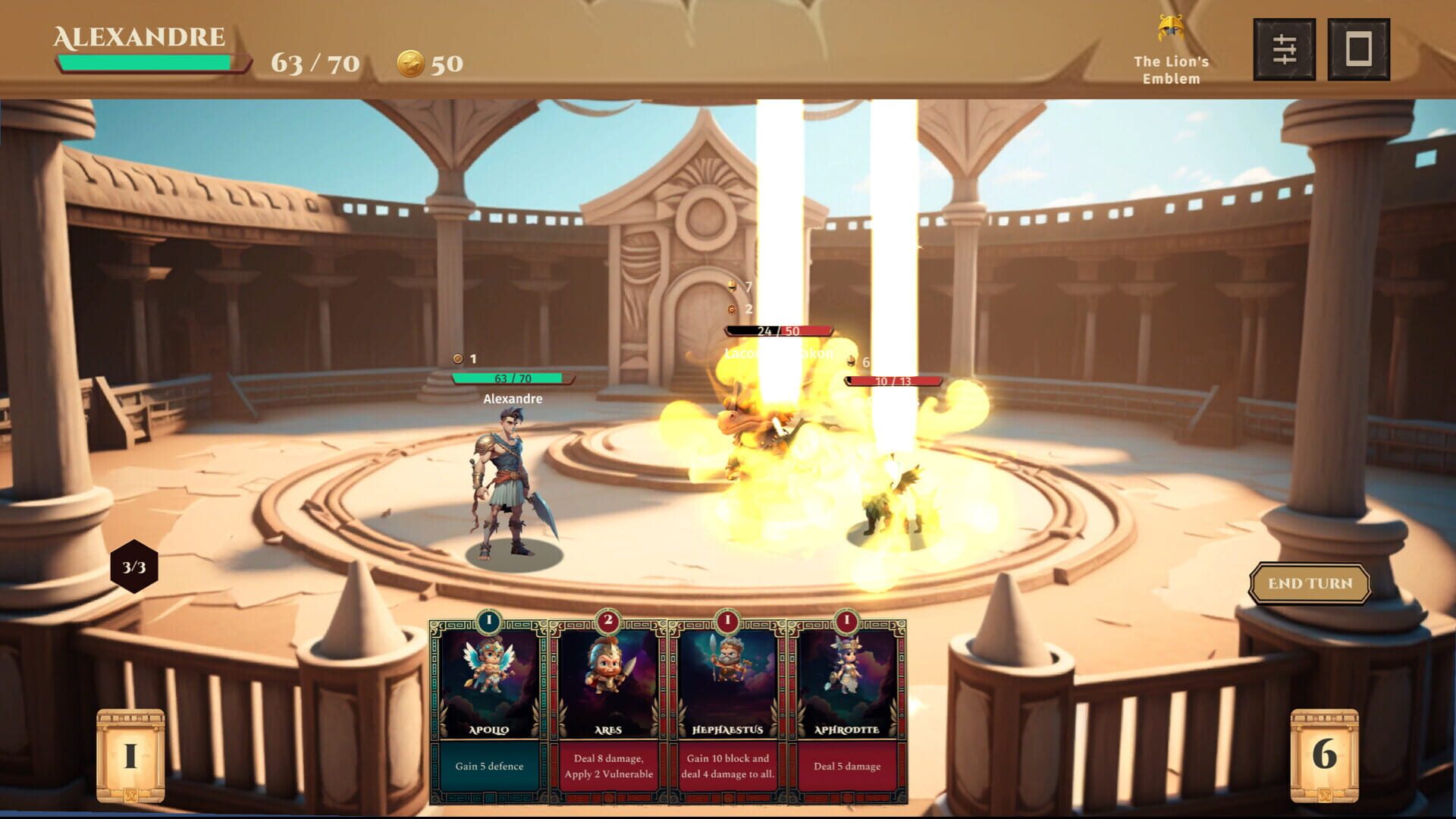 Heroes of Olympus - Screenshot