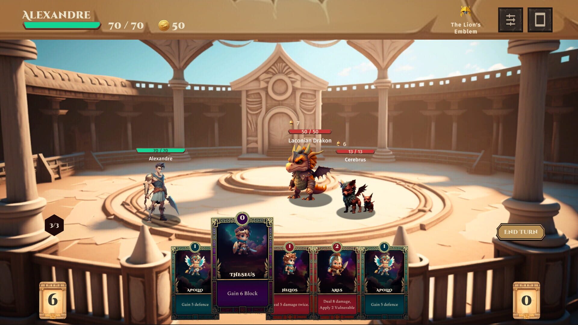 Heroes of Olympus - Screenshot