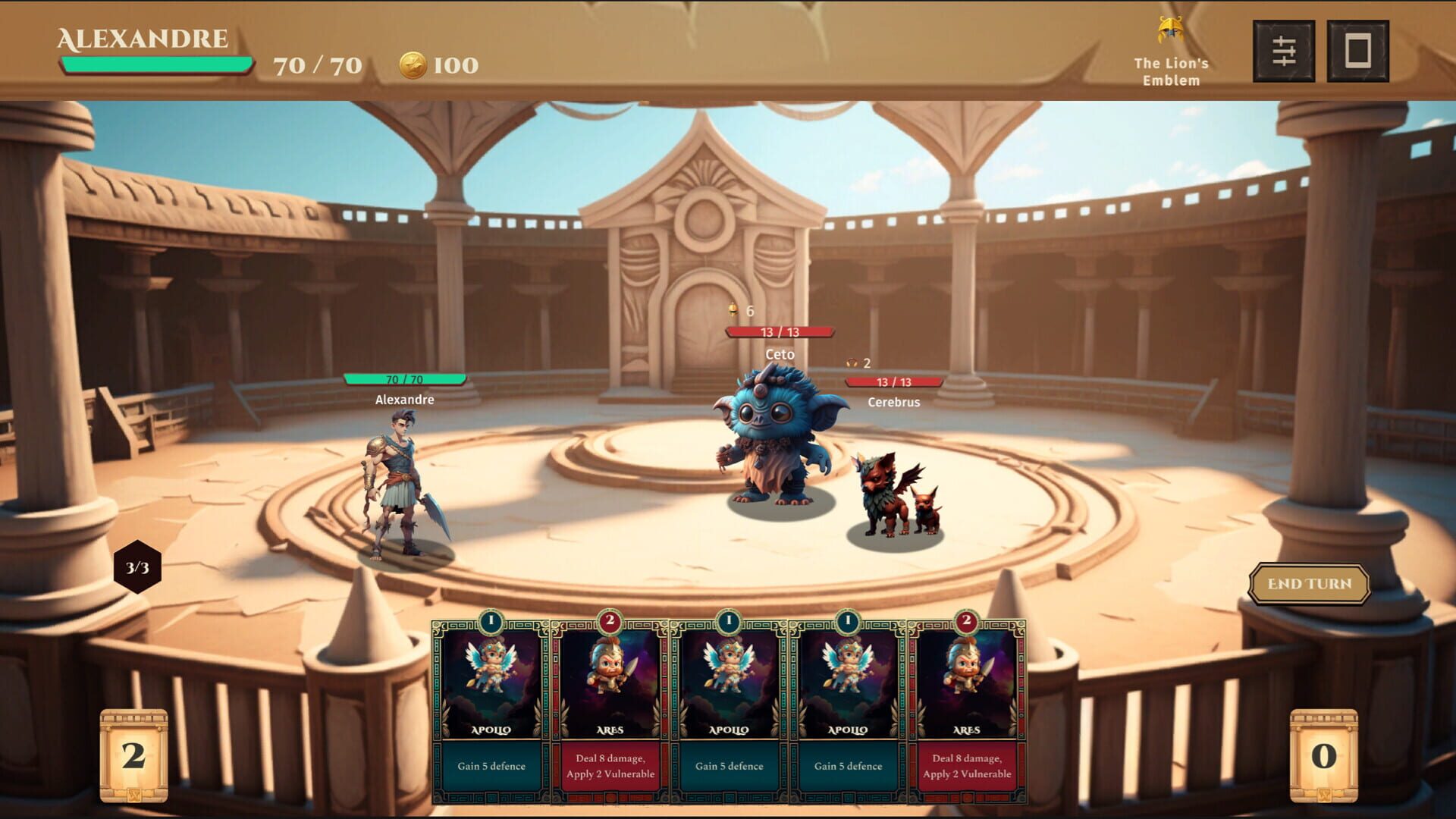 Heroes of Olympus - Screenshot