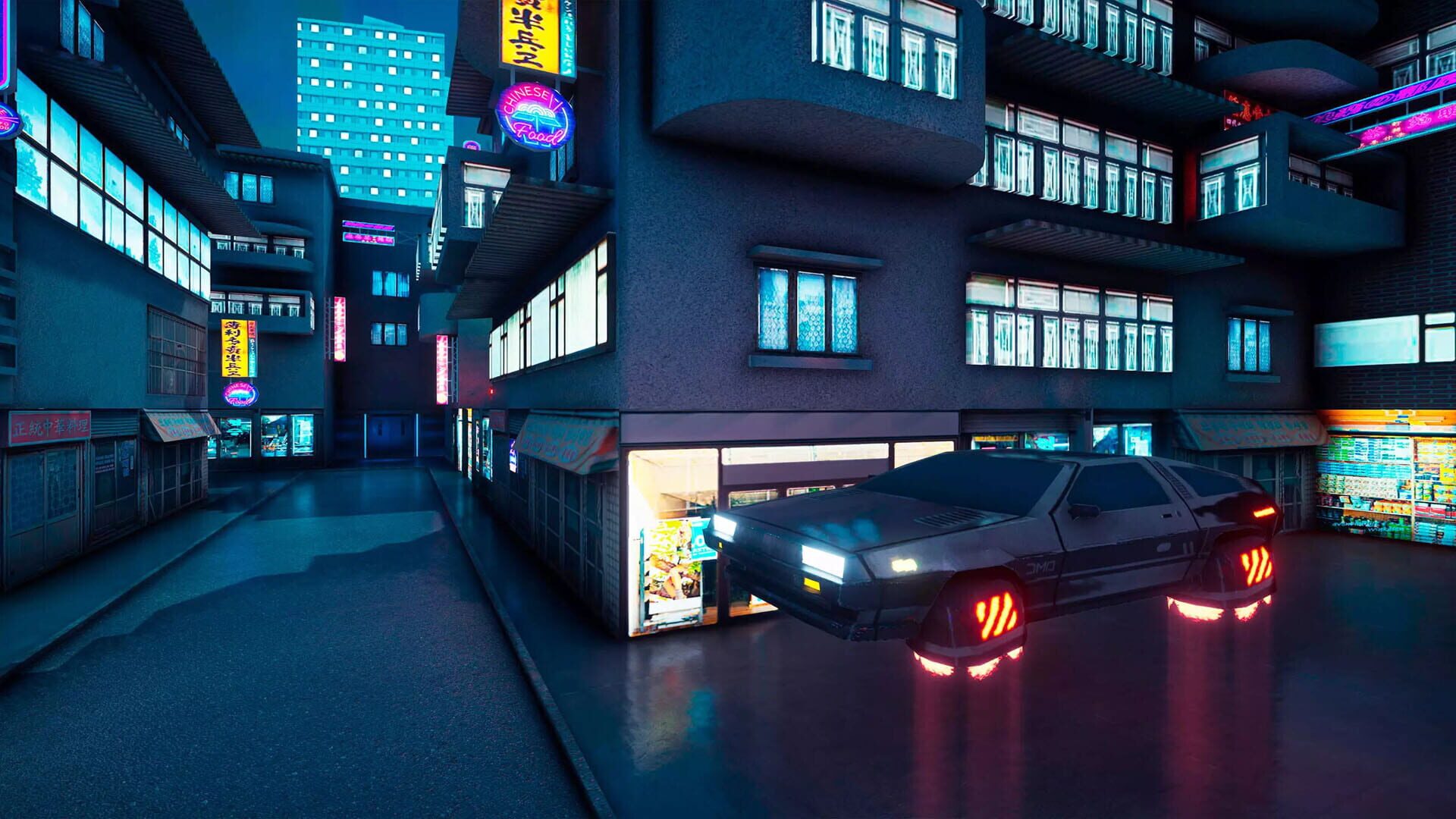 Drift Long Racing: CyberCity - Screenshot