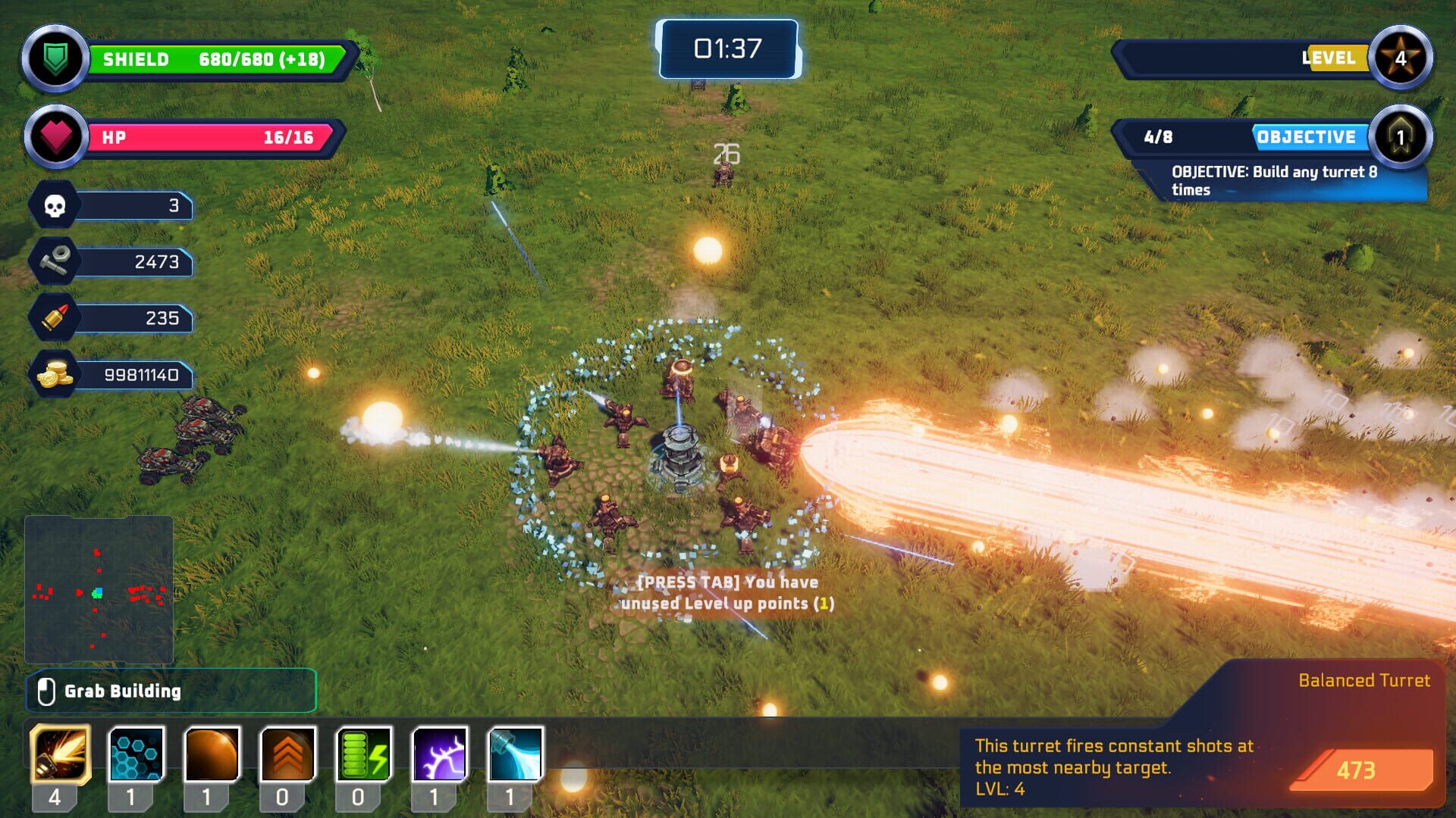 Halftime Builders - Screenshot