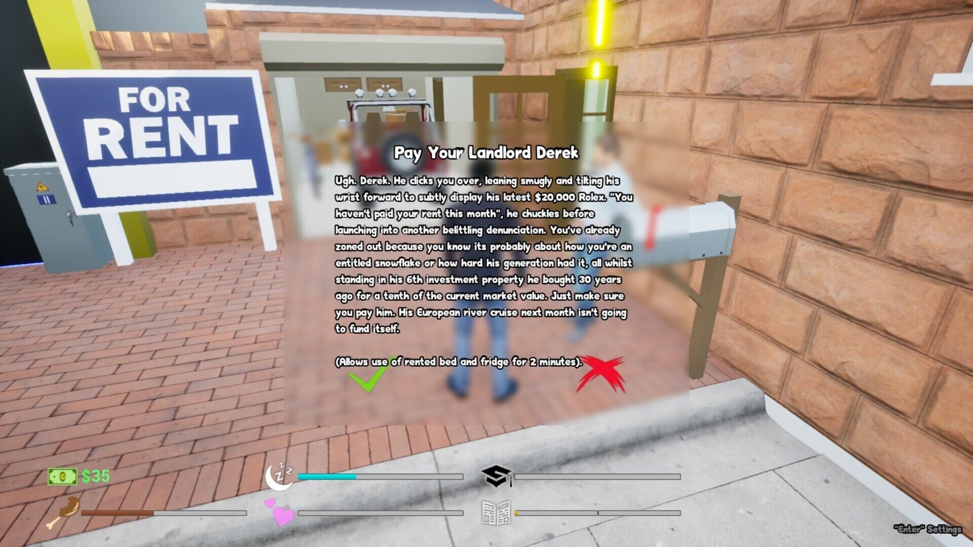 Millennial Simulator - Screenshot