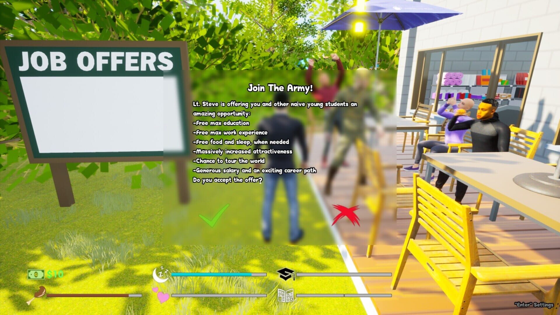 Millennial Simulator - Screenshot