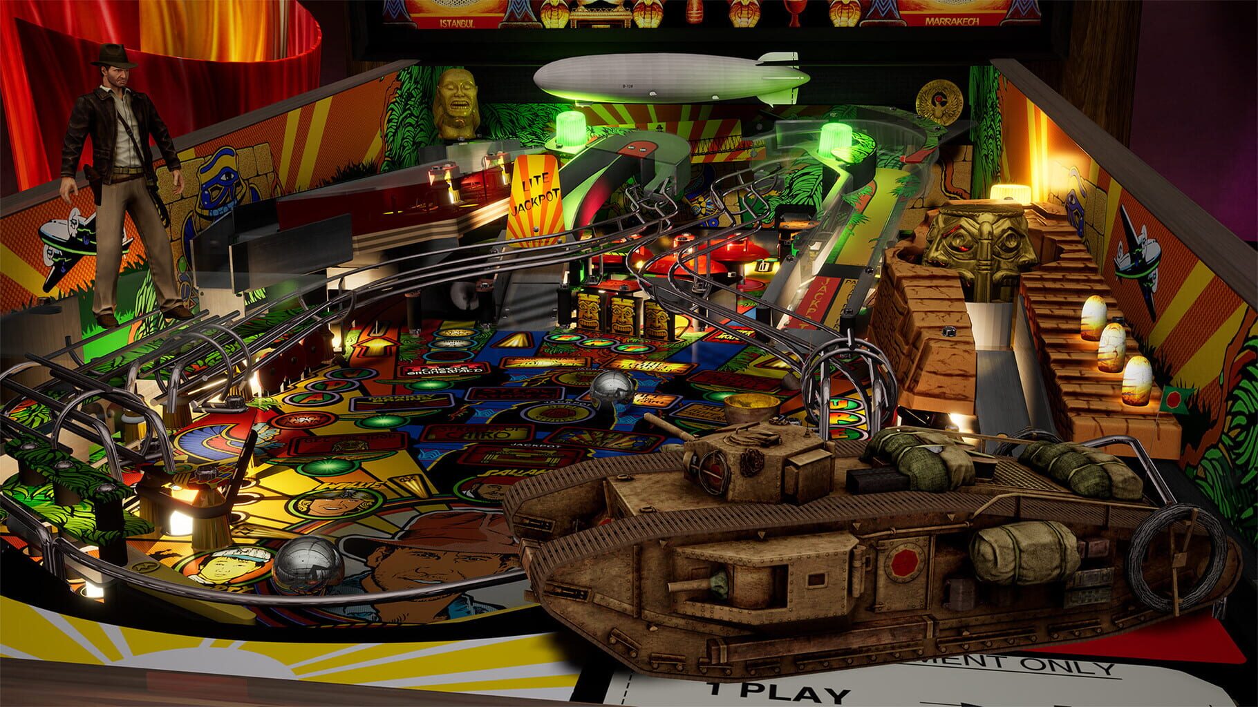 Captura de pantalla - Pinball FX: Indiana Jones - The Pinball Adventure